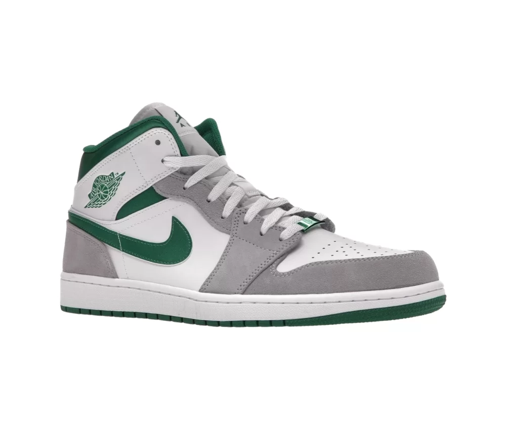 Nike Air Jordan 1 Grey Green Mıd