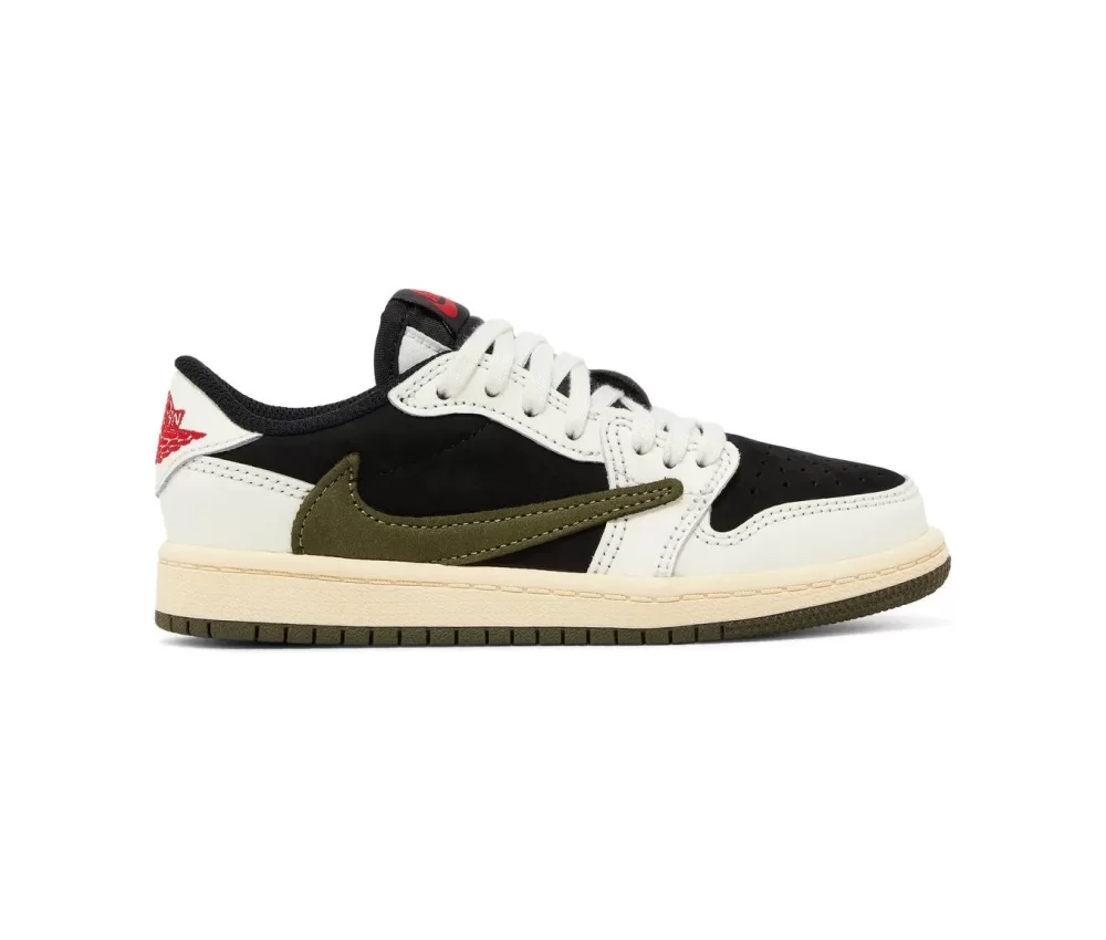 Nike Air Jordan 1 Low Travis Scott - Olive Kids