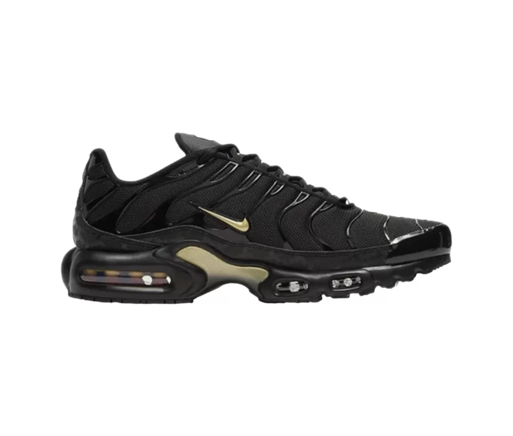 Nike Air Max Plus Black Metallic Gold