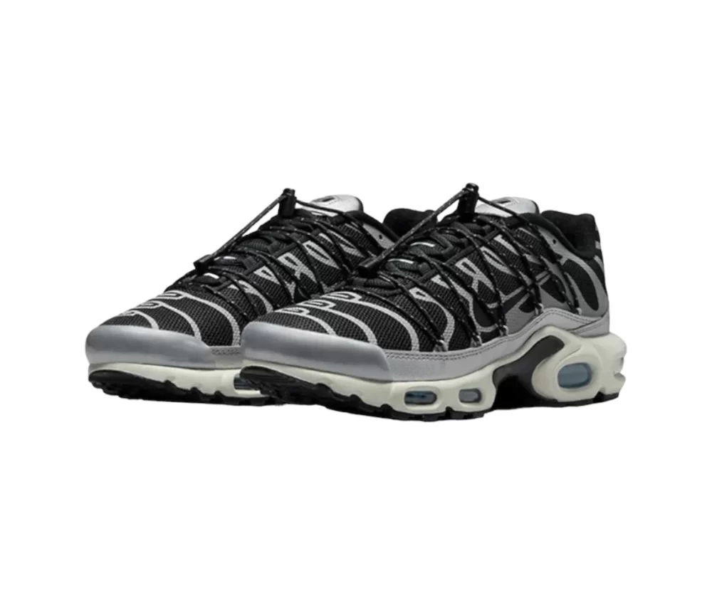 Nike Air Max Plus Lace Toggle Black Silver