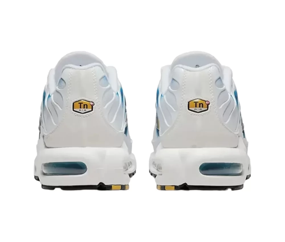 Nike Air Max Plus Spray Paint Swoosh White Blue