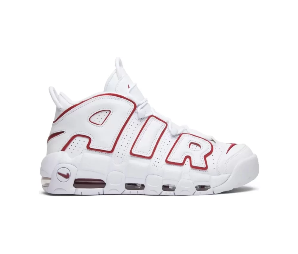 Nike Air More Uptempo White Varsity Red