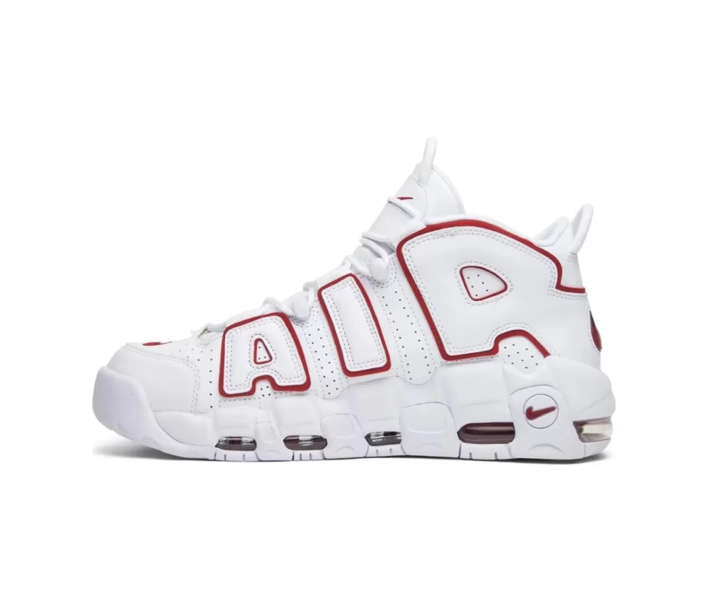 Nike Air More Uptempo White Varsity Red