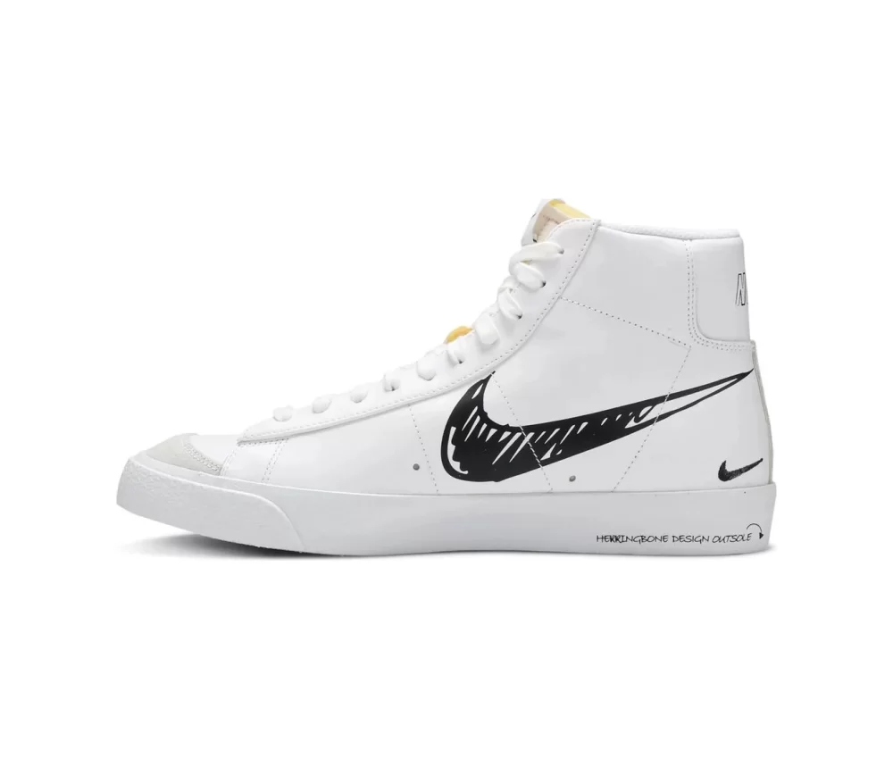 Nike Blazer Mid 77 Sketch White Black