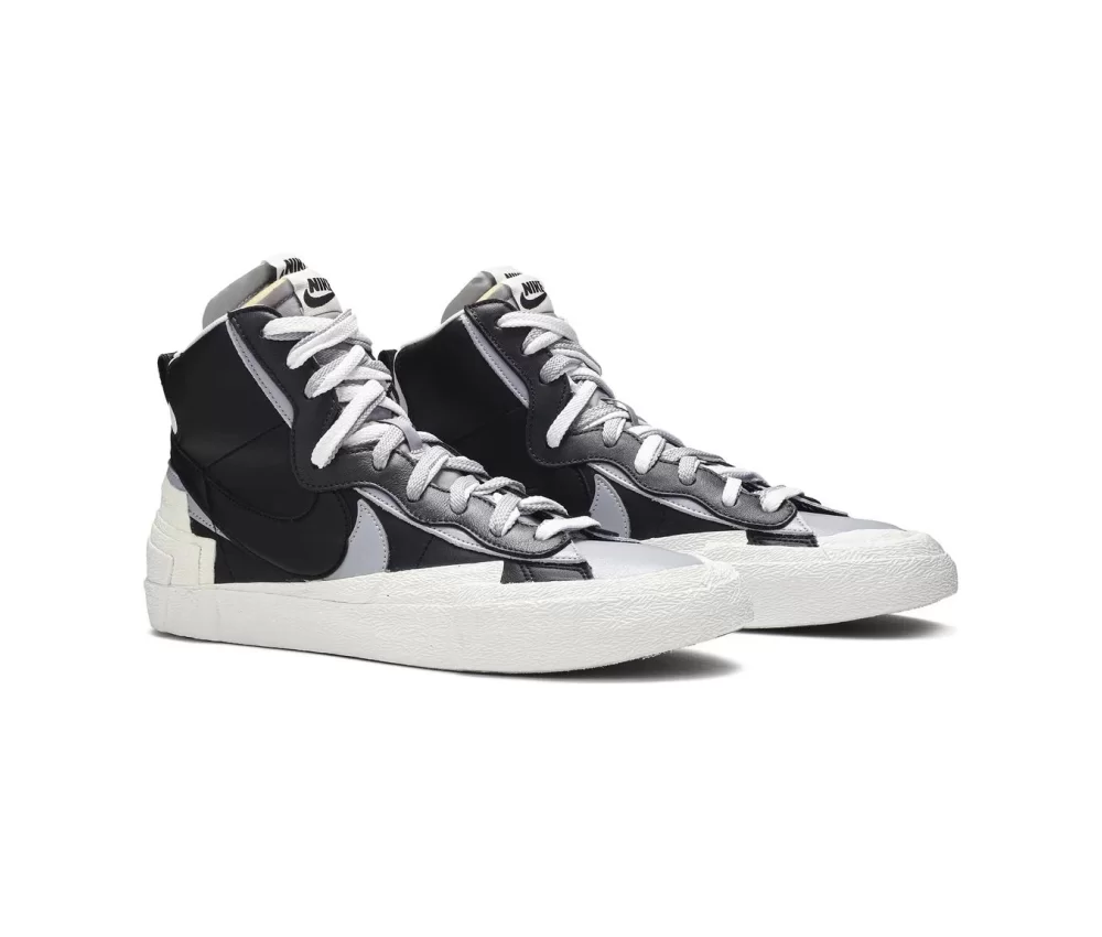 Nike Blazer Mid x Sacai Black Wolf Grey