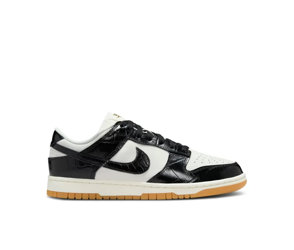 Nike Dunk Low LX Black Croc