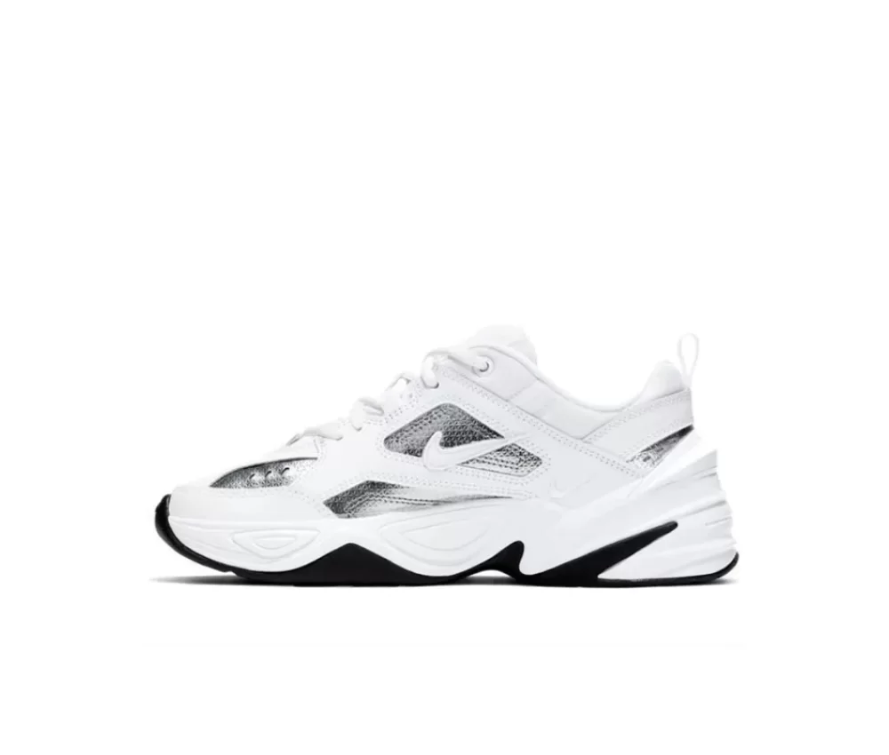 Nike M2K Tekno White Metallic Silver Black