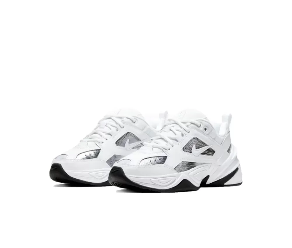 Nike M2K Tekno White Metallic Silver Black