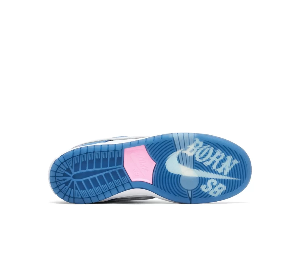 Nike SB Dunk Low x Born x Raised White Blue