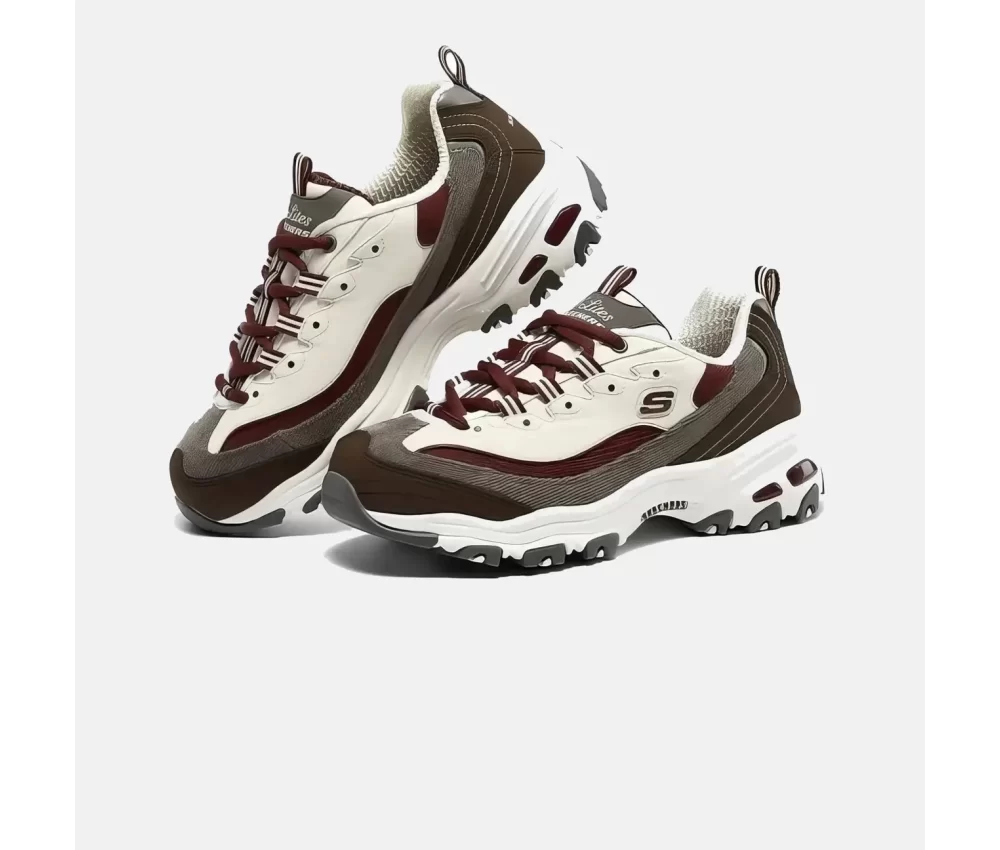 Skechers Dlites Wine Red Brown