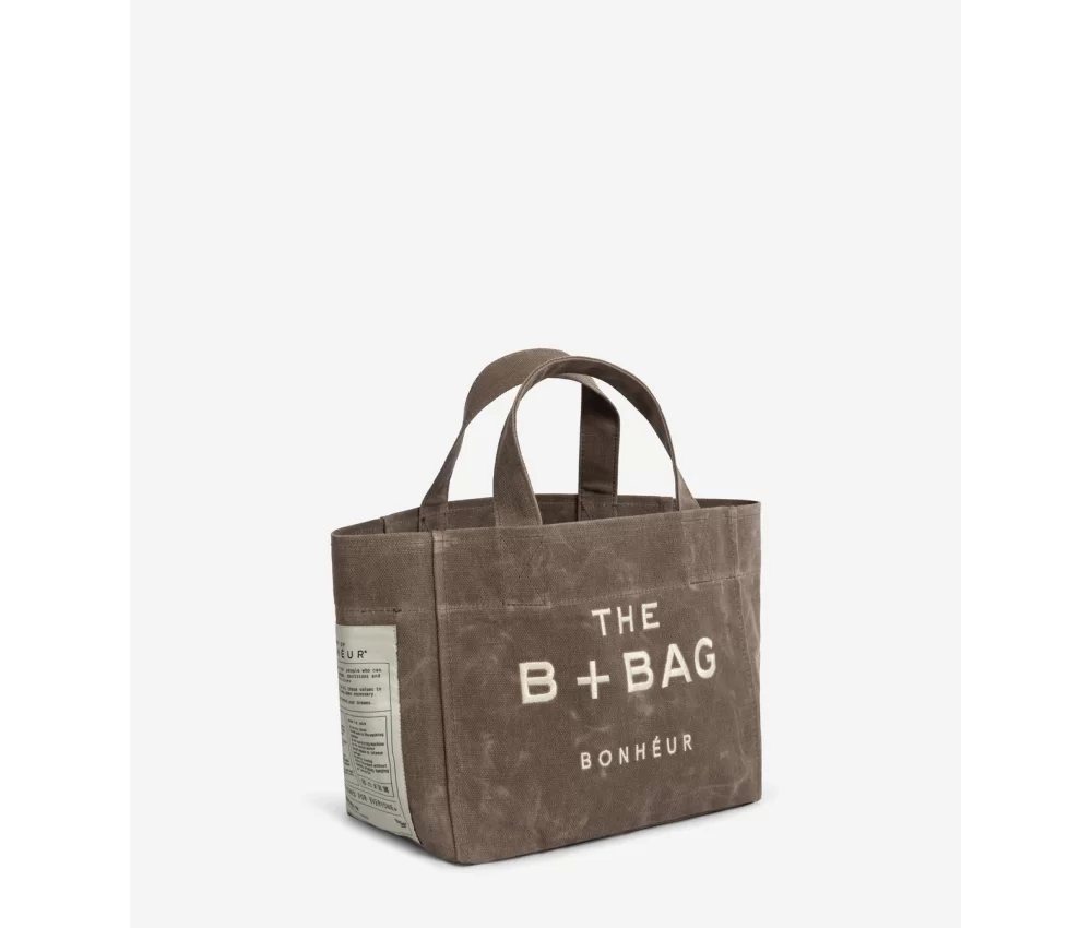 The B + Bag Bonheur Canvas Chocolate Malt