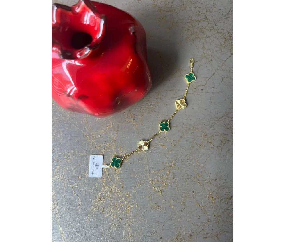 Van Cleef & Arpels Bileklik Gold Green