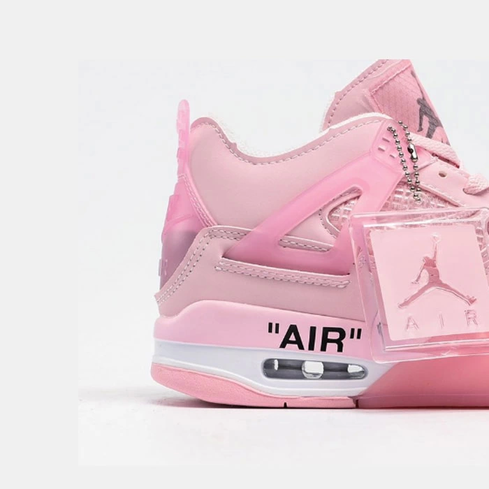 Nike Air Jordan 4 Retro Off White Pastel Pink 9125