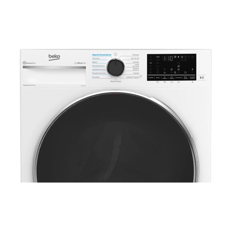 Beko CM 850 YK 1400 Devir 8 Kg / 5 Kg Beyaz Kurutmalı Çamaşır Makinesi