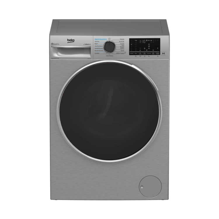 Beko CM 850 YKI 1400 Devir 8 Kg / 5 Kg İnoks Kurutmalı Çamaşır Makinesi