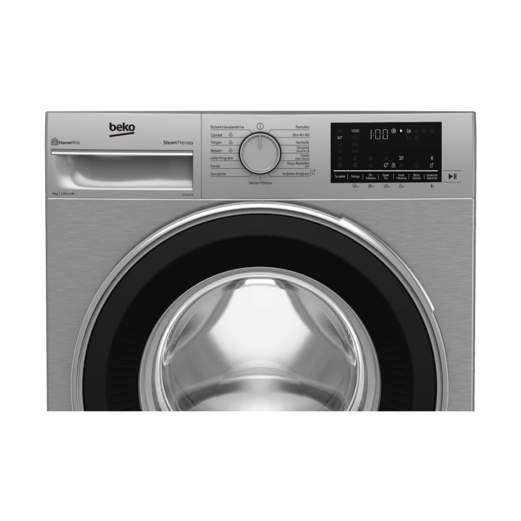 Beko CM 9120 BI 9 Kg 1200 Devir İnoks Çamaşır Makinesi