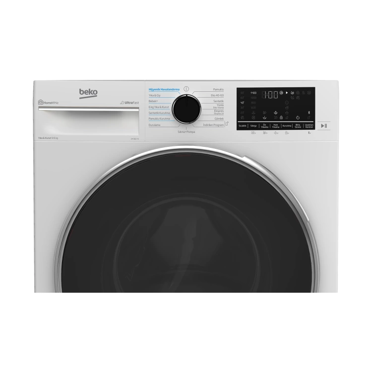 Beko CM 960 YK 1400 Devir 9 Kg / 6 Kg Beyaz Kurutmalı Çamaşır Makinesi