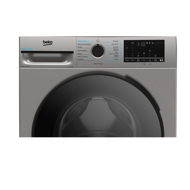 Beko CMX 10120 S 10 Kg 1200 Devir Gri Çamaşır Makinesi