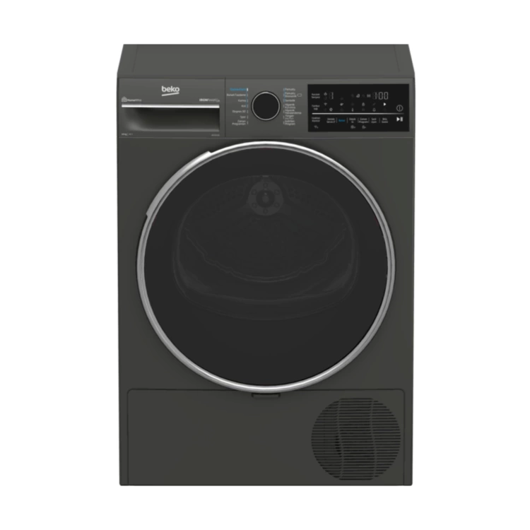 Beko KM 1010 IG 10 Kg A++ Isı Pompalı Manhattan Grey Çamaşır Kurutma Makinesi