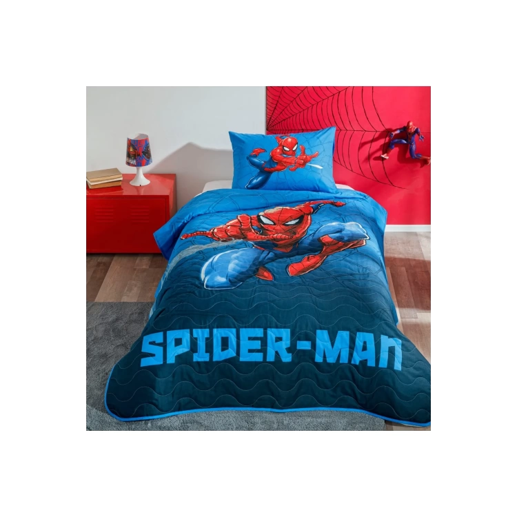 TAÇ LİSANSLI CPP SPIDERMAN FOCUS YATAK ÖRTÜSÜ+YASTIK KILIFI