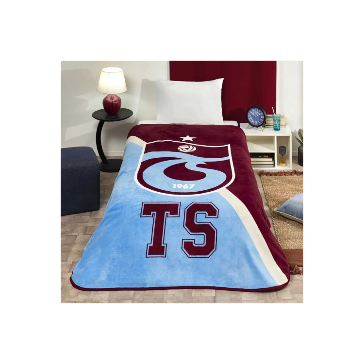 TAÇ LİSANSLI TRABZONSPOR LOGO BATTANİYE TEK KİŞİLİK