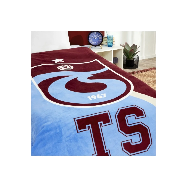 TAÇ LİSANSLI TRABZONSPOR LOGO BATTANİYE TEK KİŞİLİK