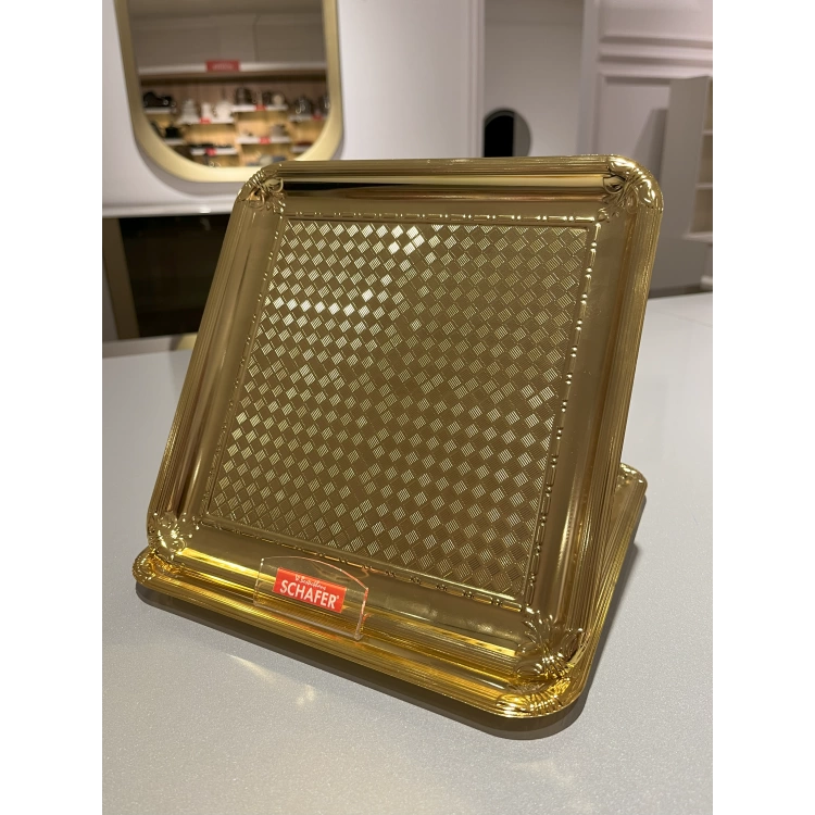 Schafer Ela Sunum Tepsisi 1 Parça-Gold01 1S1625-30050-GLD01