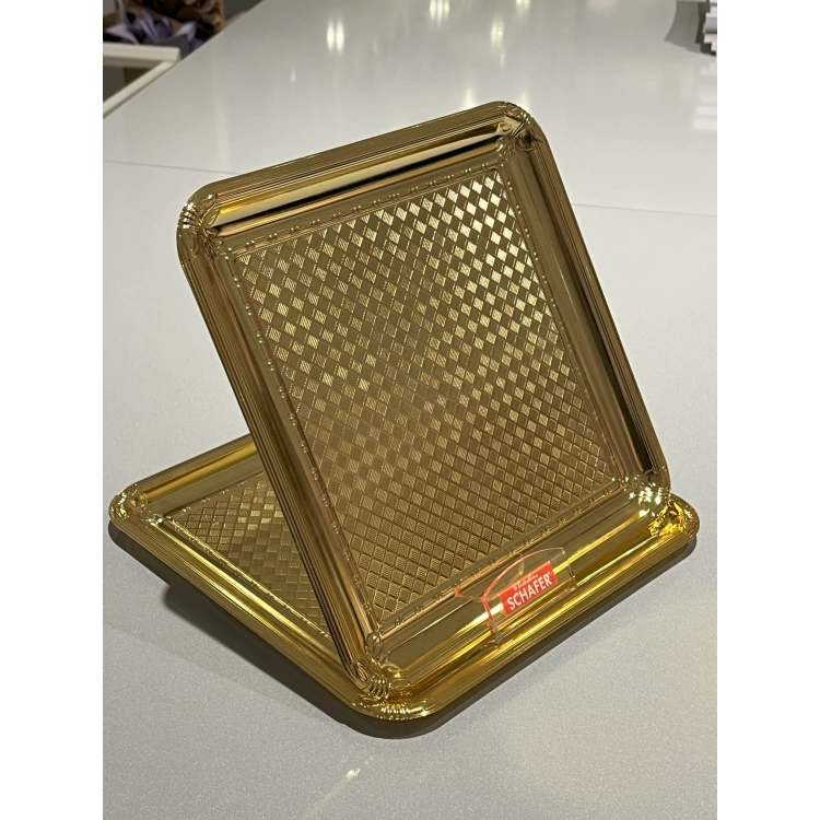 Schafer Ela Sunum Tepsisi 1 Parça-Gold01 1S1625-30050-GLD01