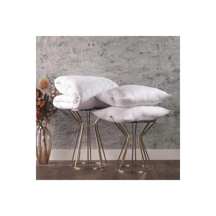 Schafer Home Microfiber Çift Kişilik Yorgan Yastık Seti 3 Parça Beyaz