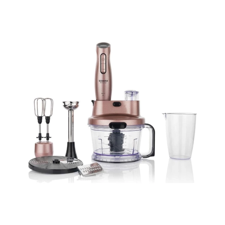 Schafer Meister 1000 W Multi Blender Seti 17 Parça Rosegold