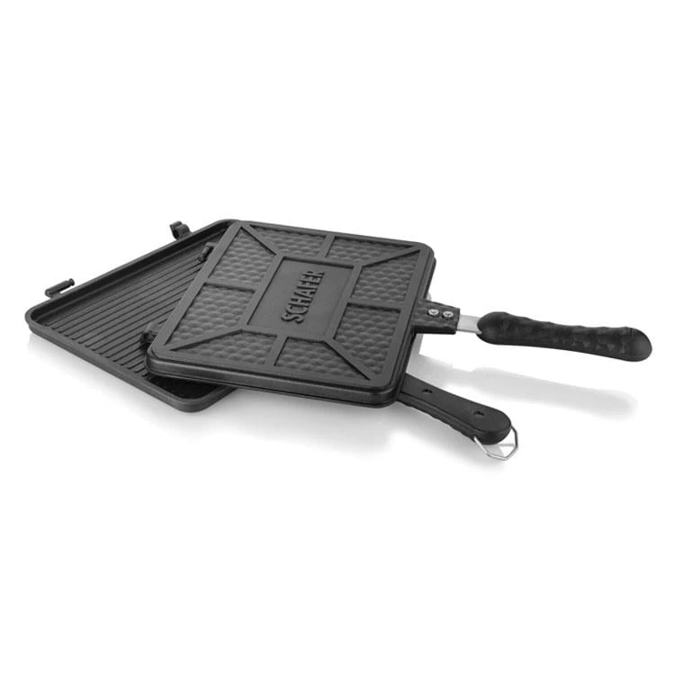 Schafer Tastemake Döküm Ocak Üstü Tost Izgara 20x26 Cm-2 Parça