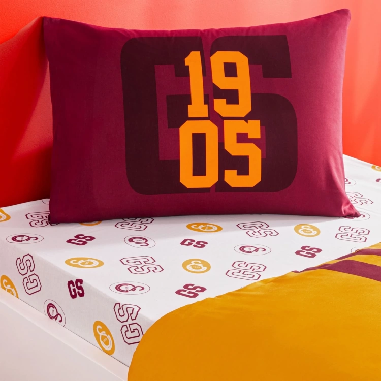 Taç Lisanslı Galatasaray Şampiyon Aslan Pamuk Tek Kişilik Nevresim Takımı