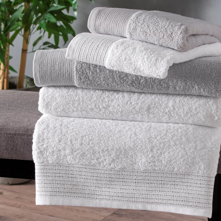 TAÇ ZEN PURE COTTON AİLE 6LI SET BEYAZ- GRİ