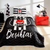 LİSANSLI BEŞİKTAŞ STRİPE TEK KİŞİLİK YATAK ÖRTÜSÜ SETİ