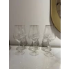 Schafer Tulipa Optik Ayaklı Kadeh 6 Parça-Platin