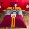 Taç Lisanslı Galatasaray Şampiyon Aslan Pamuk Tek Kişilik Nevresim Takımı