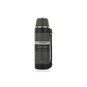 Schafer Steely Çelik Termos 1.5 Lt Yeşil