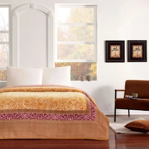 TAÇ JADIRA POLYESTER BATTANİYE ÇİFT KİŞİLİK KIREMIT