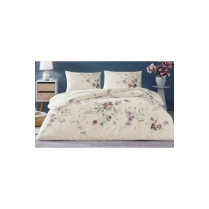 TAÇ KIARA RF ÇİFT KİŞİLİK NEVRESİM TAKIMI EKRU