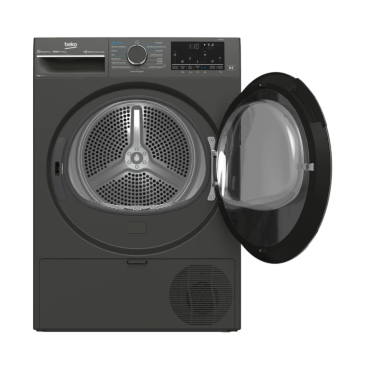 Beko KMB 910 IG 9 Kg A+++ Isı Pompalı Manhattan Grey Çamaşır Kurutma Makinesi