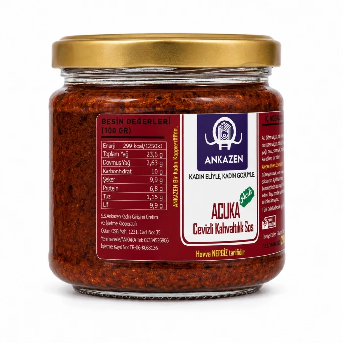 Acuka Cevizli Kahvaltılık Sos 290gr