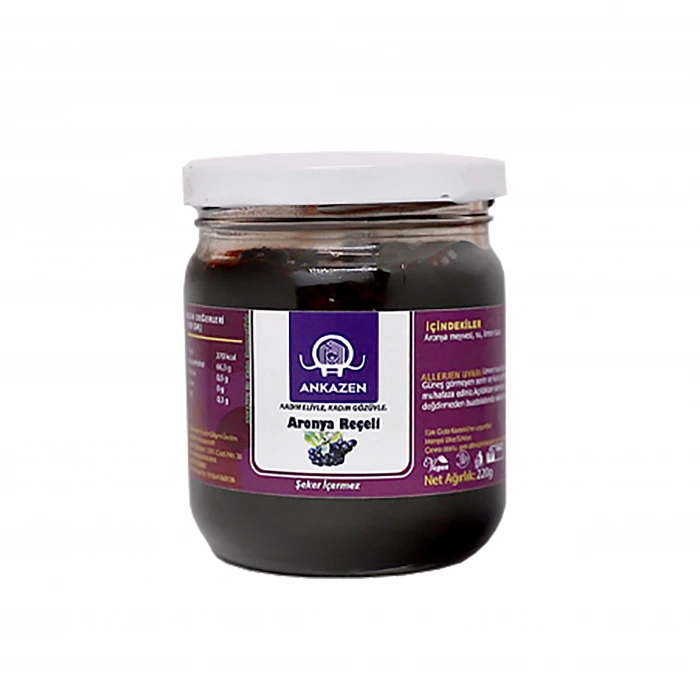 Aronya Reçeli Ev Yapımı Doğal Meyveli Katkısız 200 gr