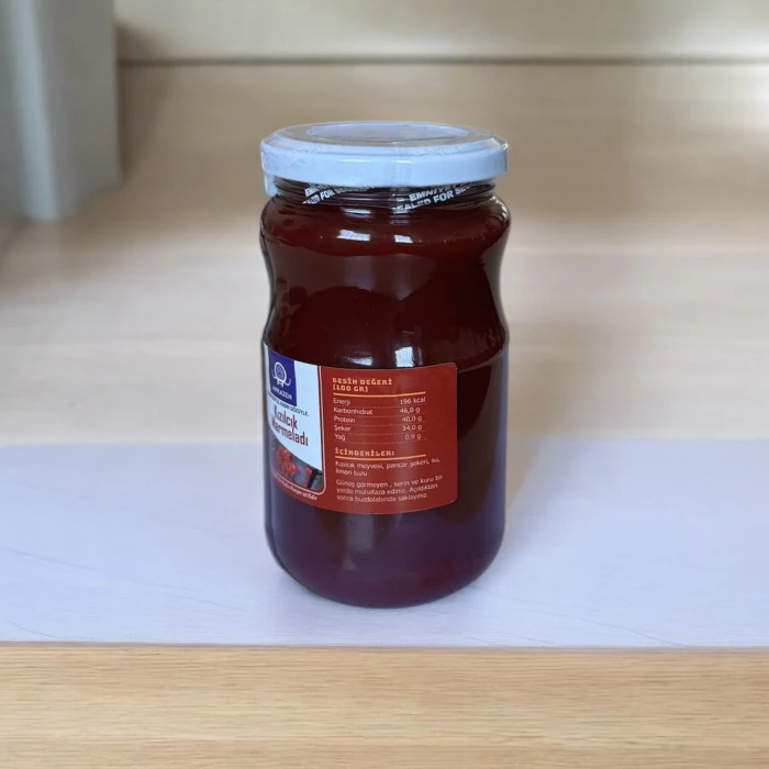 Kızılcık Marmelatı Ev Yapımı Doğal Meyveli 420 gr