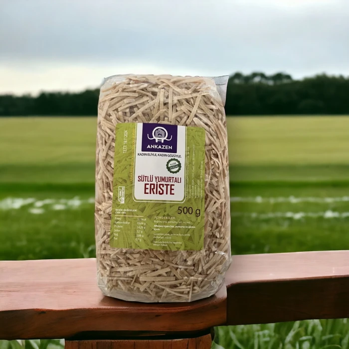 Sütlü Yumurtalı Erişte El Yapımı 500 gr