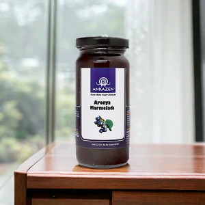 Aronya Marmelatı Ev Yapımı Doğal Meyveli Şekersiz Katkısız 220 gr