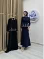 Adriana Taş Detaylı Balık Model Elbise
