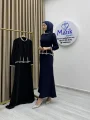 Adriana Taş Detaylı Balık Model Elbise