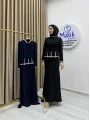 Adriana Taş Detaylı Balık Model Elbise