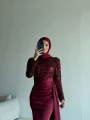 Amber Abiye Elbise