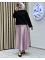 Asetat Saten Etek & Gül Kumaş Üst Takım